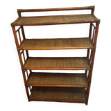 Rattan shelf