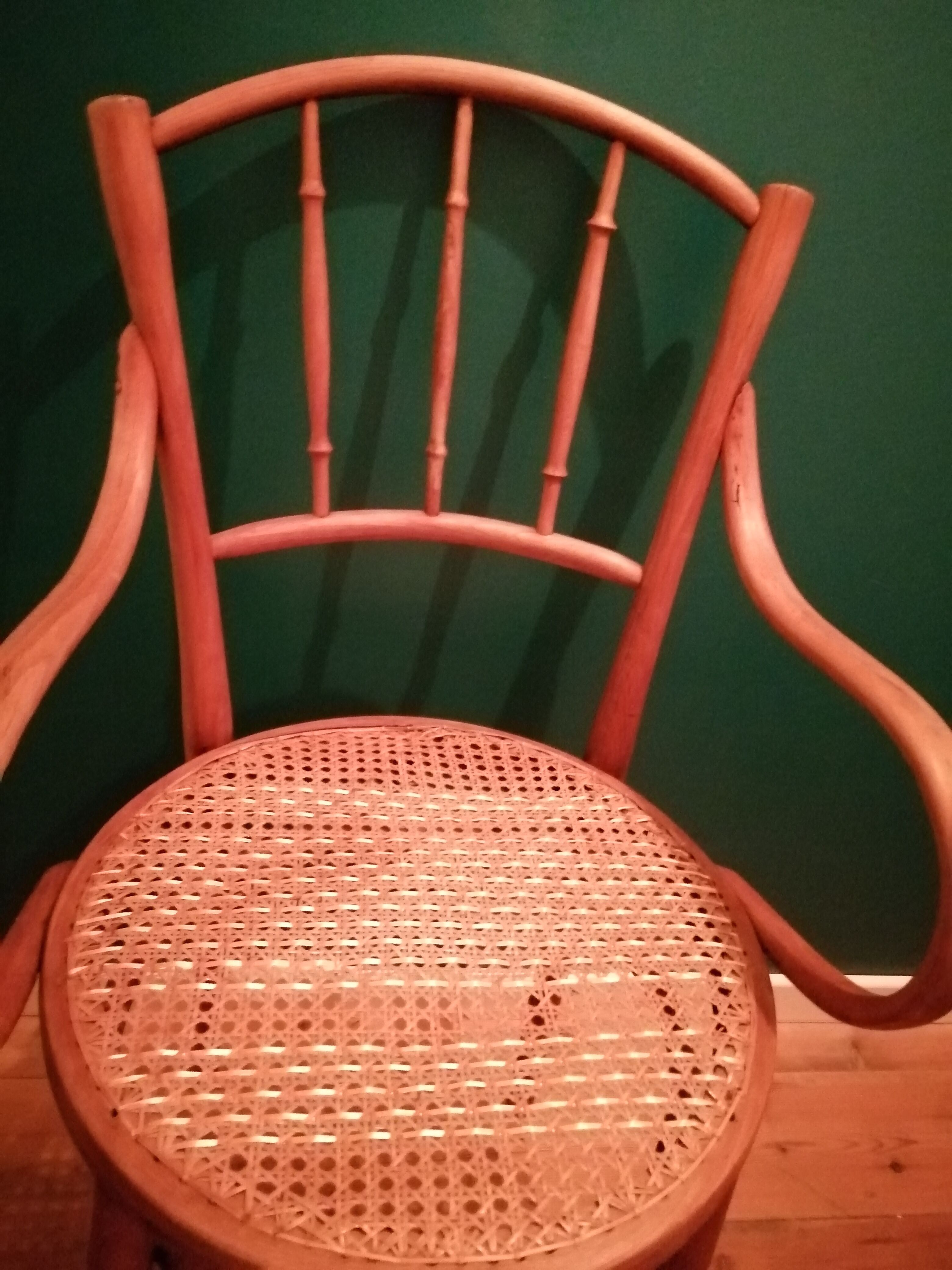 Fauteuil canné