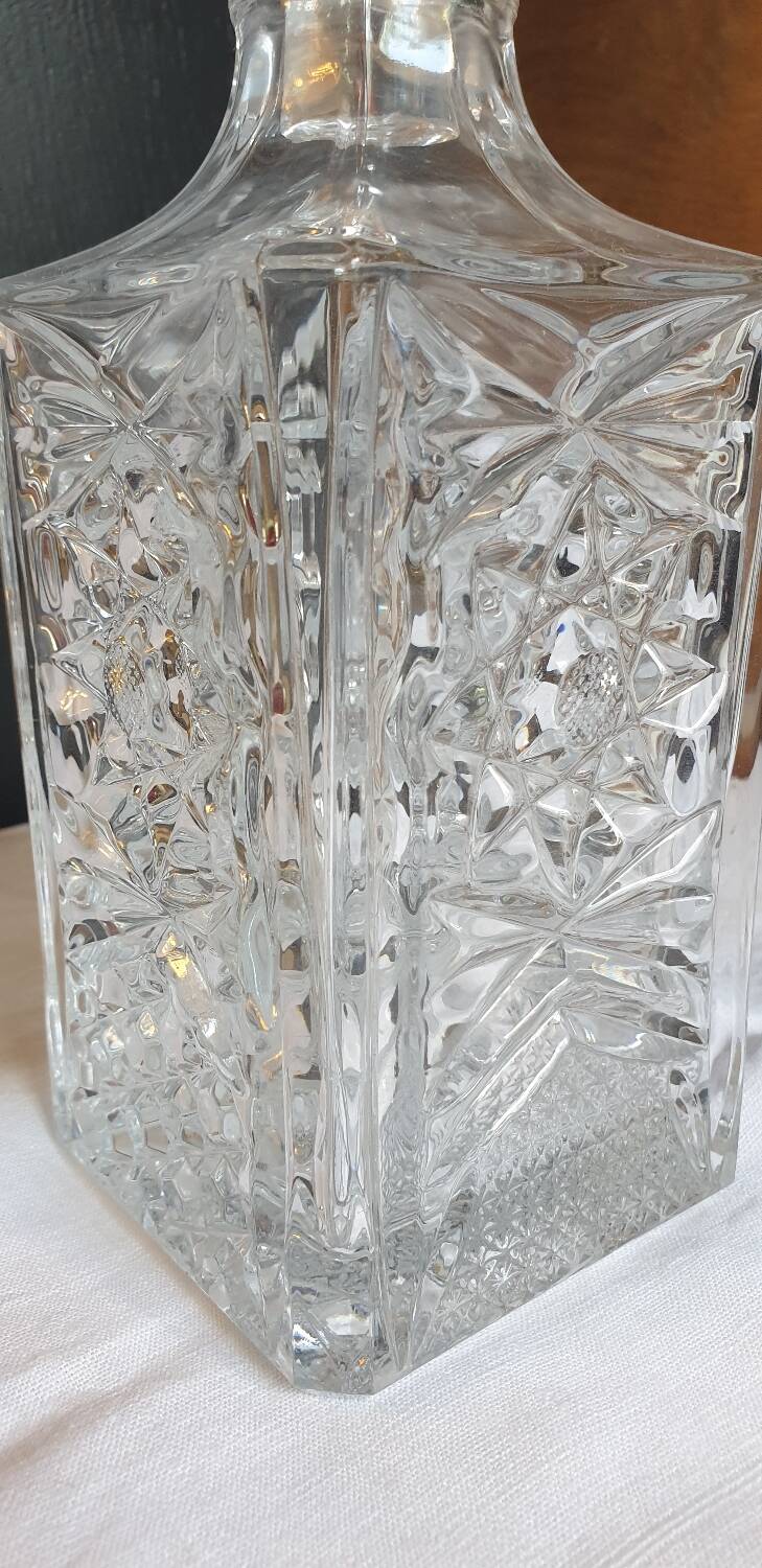 Crystal whiskey decanter