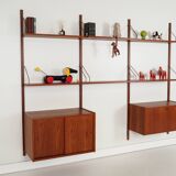 Teak shelving unit, Danish design, 1960s, production: Denmark