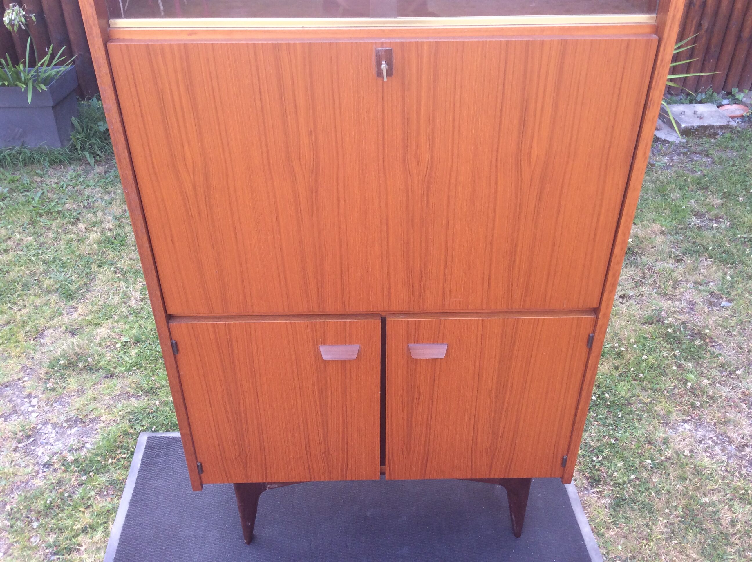 Scandinavian vintage teak secretary