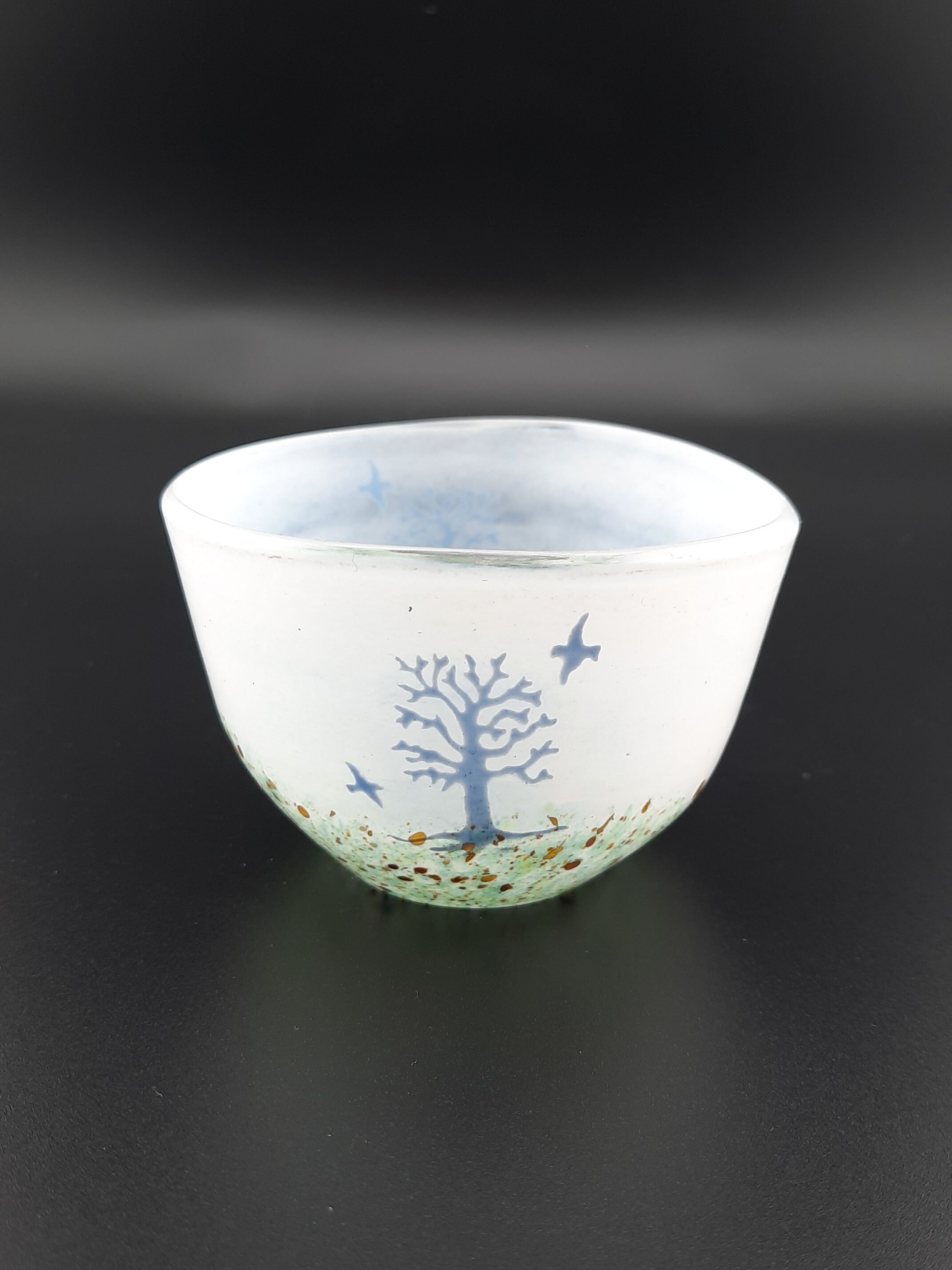 Kosta Boda Glass Kjell Engman October candle holder