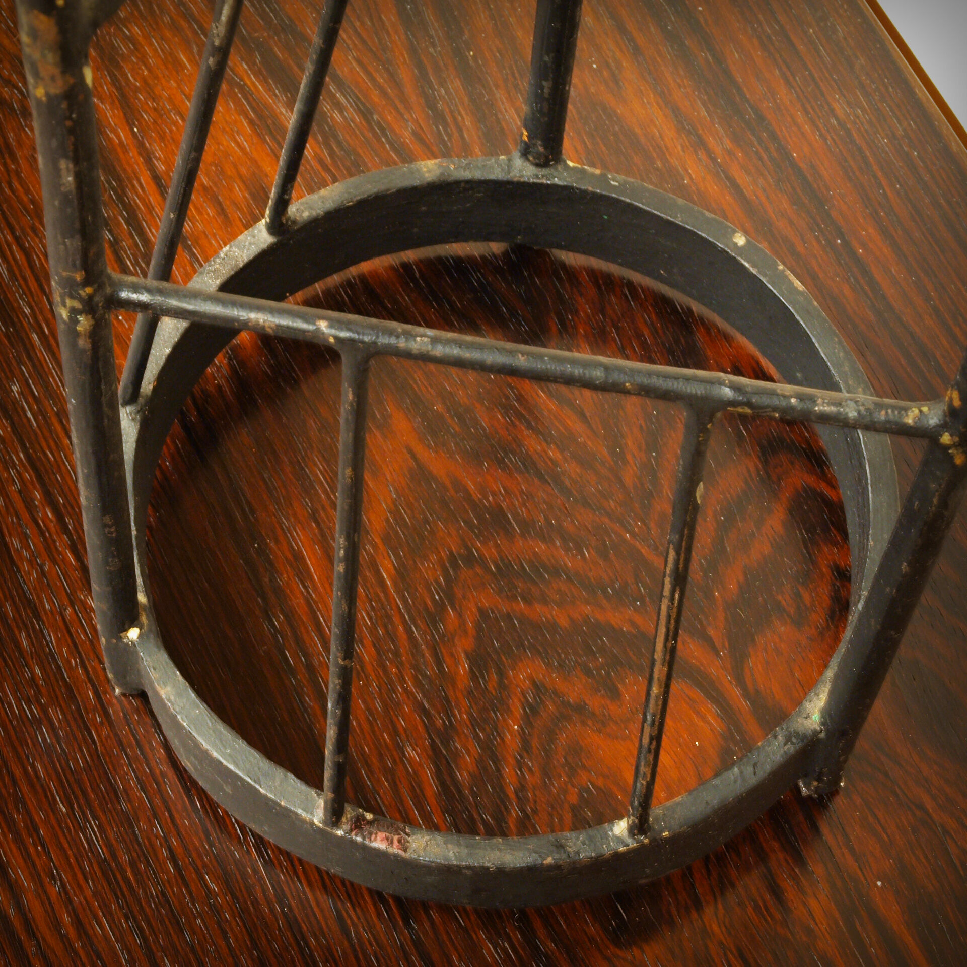 XXL steel brutalist chandelier, 1960s