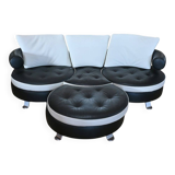 Canapé 3 places par Mario Spinelli, signé Formenti, Italie – 1980