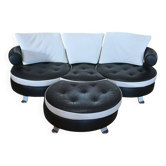 3-seater sofa by Mario Spinelli, signed Formenti, Italy – 1980
