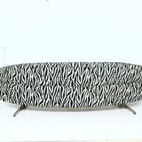 "Capri" curved three-seater sofa by Johannes Andersen, 1965