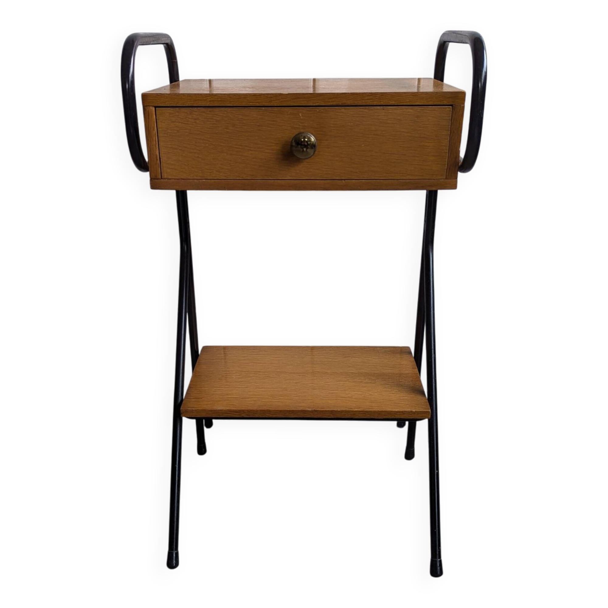 50s bedside table in J.Hitier style
