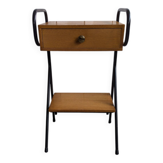 50s bedside table in J.Hitier style