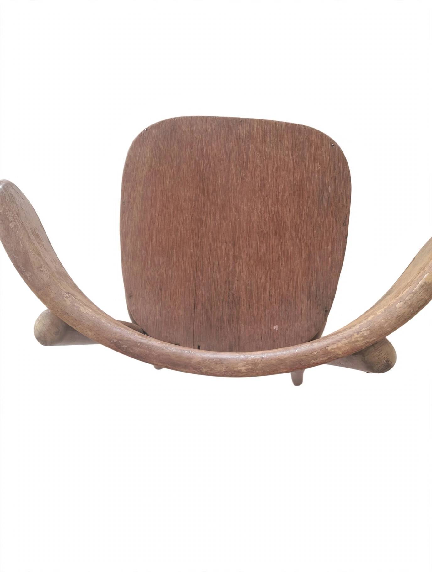 Chaise bistrot en hêtre courbée modèle n°18 style Thonet