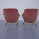 Mid-Century French Organic Mohair Lounge Chairs, 1950s, Set of 2