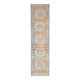 Vintage Turkish Oushak handmade wool runner 81x318