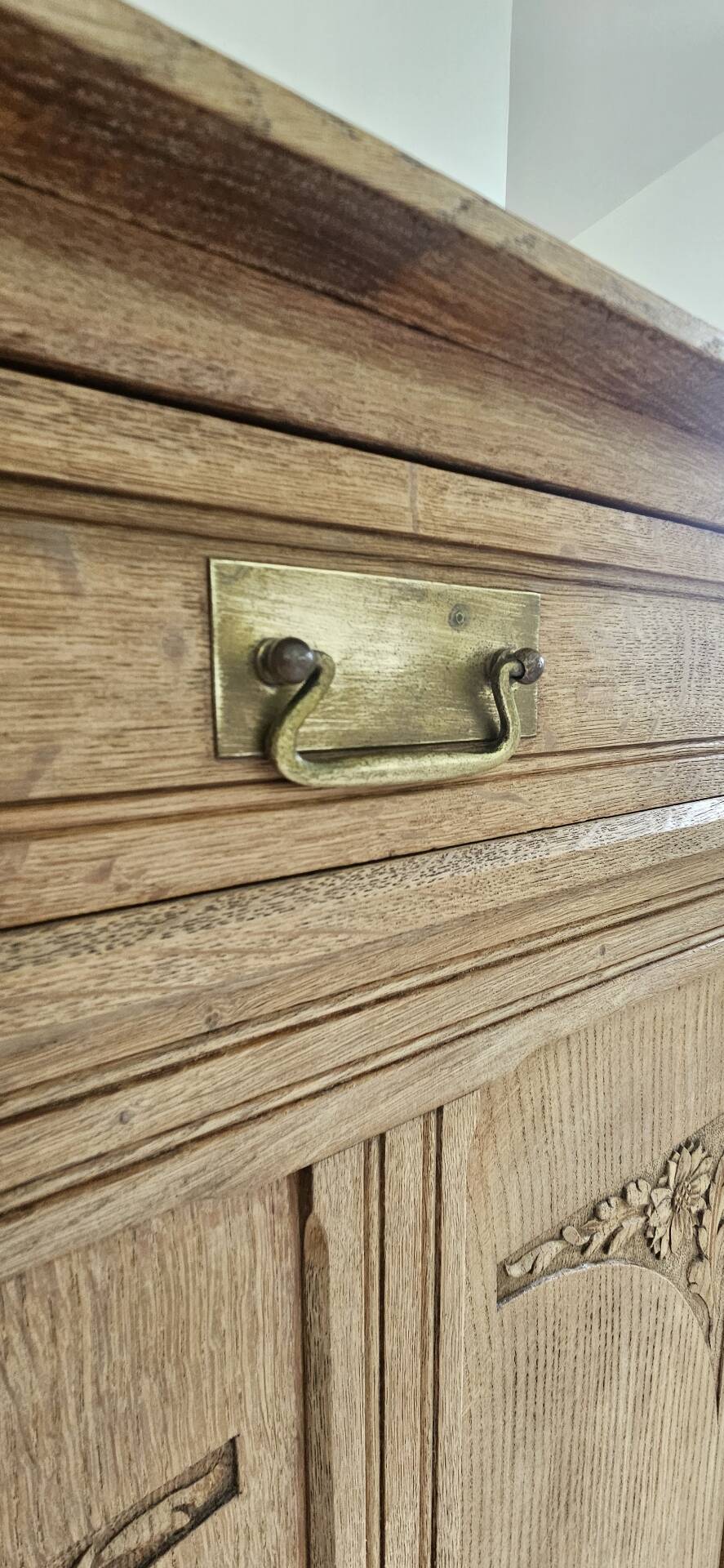 old school buffet Parisian furniture oak Art Deco