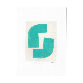 Painting on paper • M686 • signed eawy