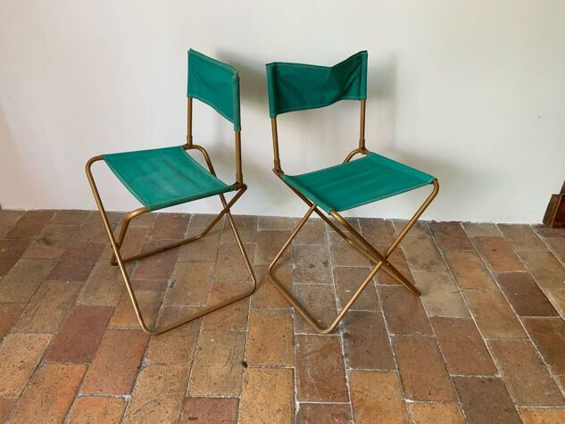Pair of camping chairs