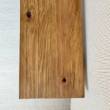 Vintage farm bench, old solid wood, renovated