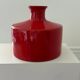 Vase en céramique rouge, années 70