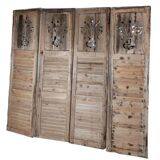 Fir shutters x 4