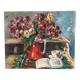 Afternoon bouquet, still life, oil on canvas signed