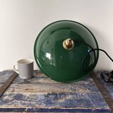 Green opaline pendant light