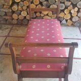 Empire style curved bench