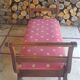 Empire style curved bench