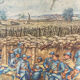 Double-sided school poster signed herouar collection rossignol verdun june 1940