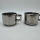 Lot tasses inox vintage
