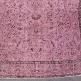 Pink Vintage Oushak Rug Sku2348