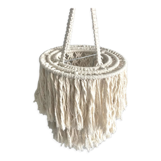 Macramé luminaire