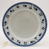 6 Assiettes à dessert en porcelaine « Chriss G. Collection ».