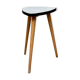 Tabouret formica Triangular healer small grey coffee table vintage tripod door plant