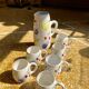 Ceramic juice set by Hans Wagner (HWL) 1960/70
