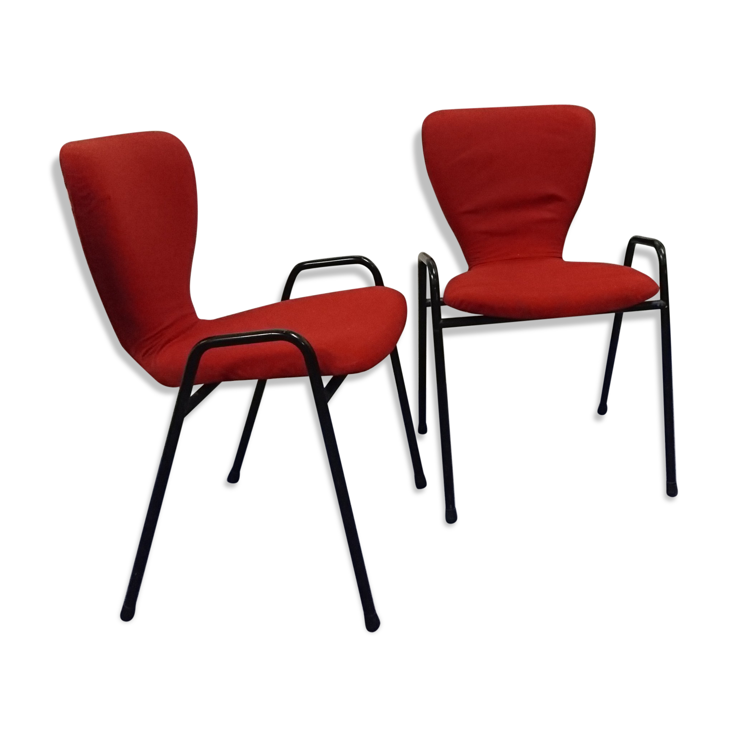 Paire de chaises de G. Dangles années 50