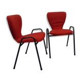 Pair of chairs of G. Dangles 50s