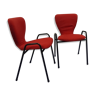Paire de chaises de G. Dangles années 50