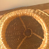 Vintage wicker lampshade