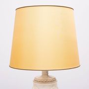 pair Classical Greek Alabaster Table lamps 1950s Italy