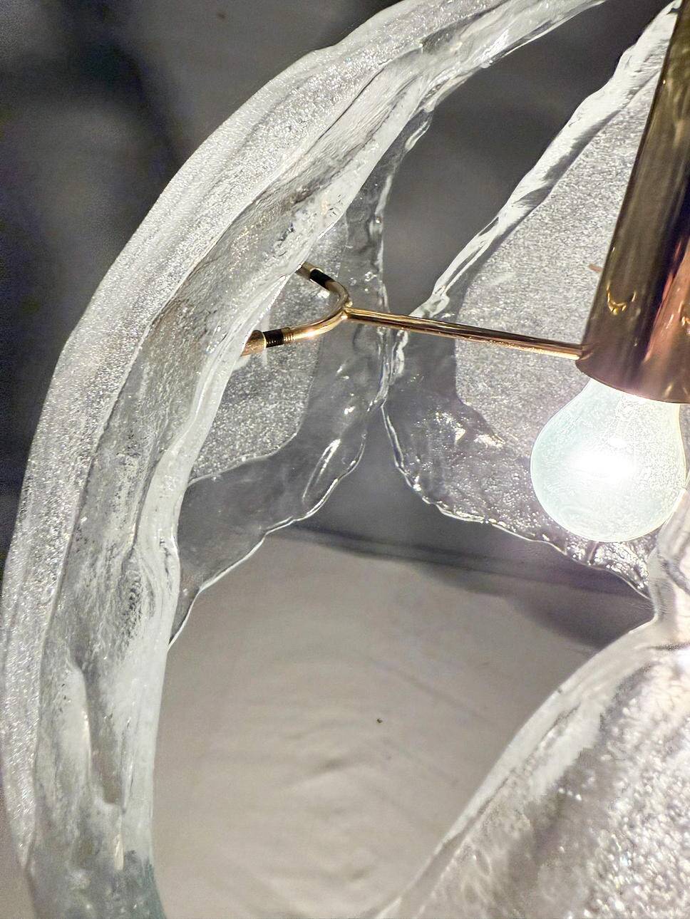 Kaiser Leuchten. Ceiling lamp/pendant lamp, Murano glass, Germany, 1960s.