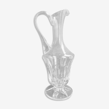 Carafe broc aiguière (1) - Art nouveau - Cristal soufflé et taillé