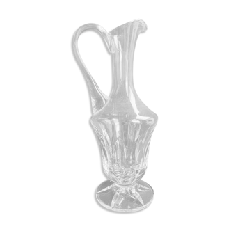 Carafe broc ewer (1) - Art Nouveau - Blown and cut crystal