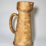 Vintage Saint Clément vase in beige ceramic