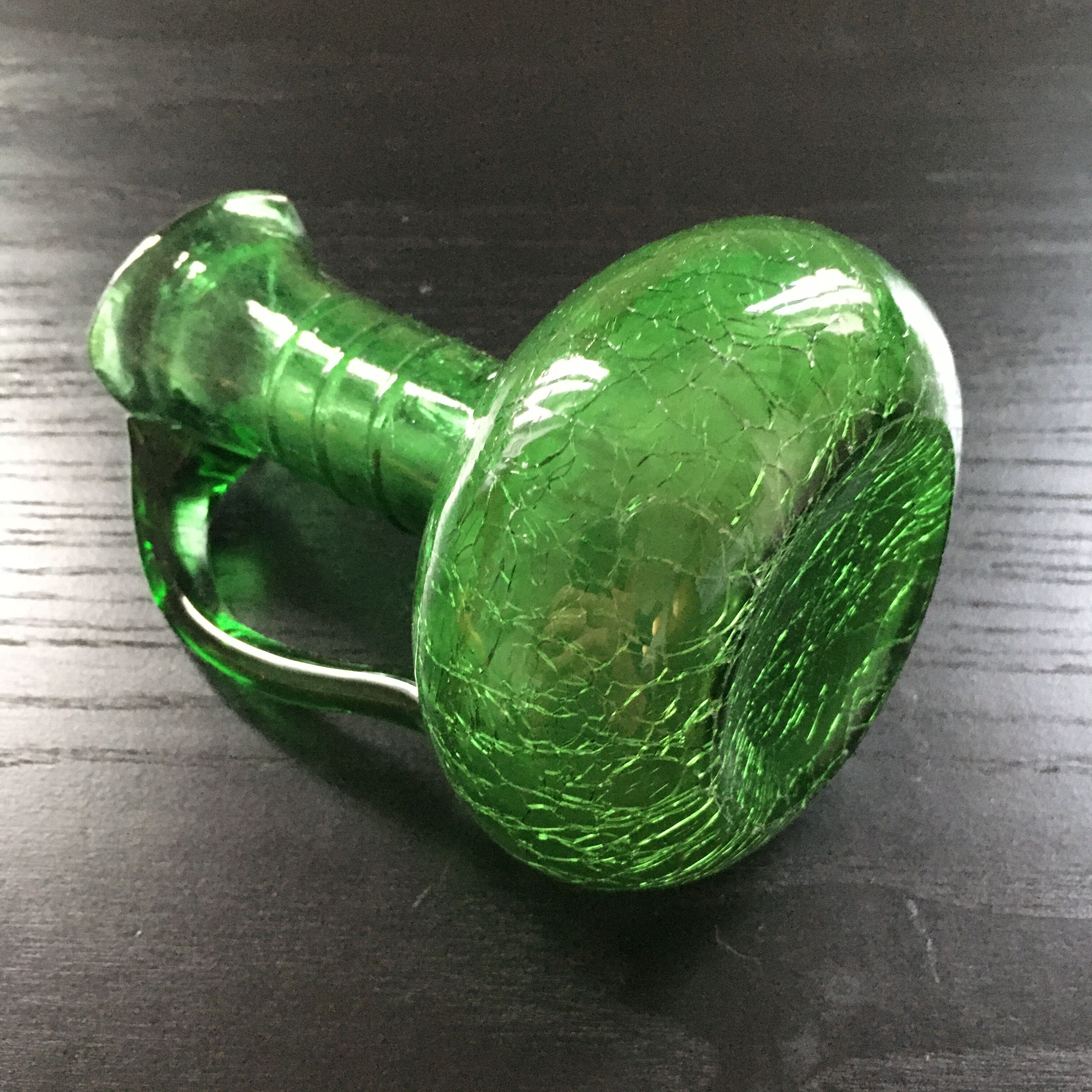 Green Italian carafe