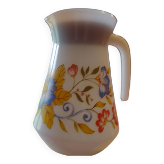 arcopal carafe flower pattern