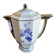Antique art deco teapot porcelain limoges flower decor france vintage