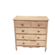 Commode de style Louis XV en chêne massif décapée années 50
