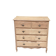 Commode de style Louis XV en chêne massif décapée années 50