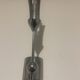 Vintage chrome floor lamp Space Age – 60s/70s