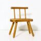 Tabouret suédois en pin 1975