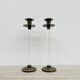 Set of 2 Caravell lucite candle sticks, 1970’s