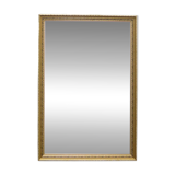 Miroir à facettes vintage en forme de fleur en or